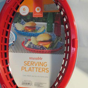 Reusable Serve Platters/Baskets - set 6